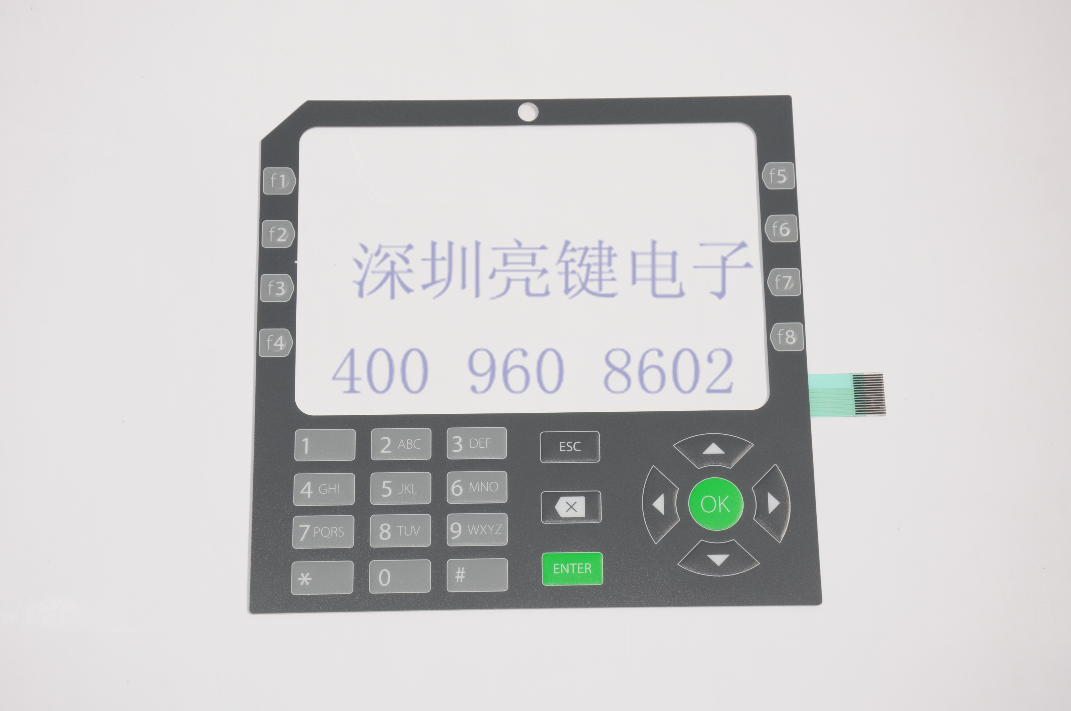 薄膜面板開關(guān),儀器設(shè)備薄膜開關(guān),工業(yè)薄膜面板