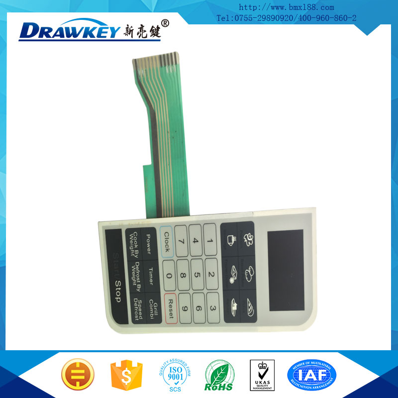 智能化薄膜開關,智能化薄膜面板,智能化薄膜銘板