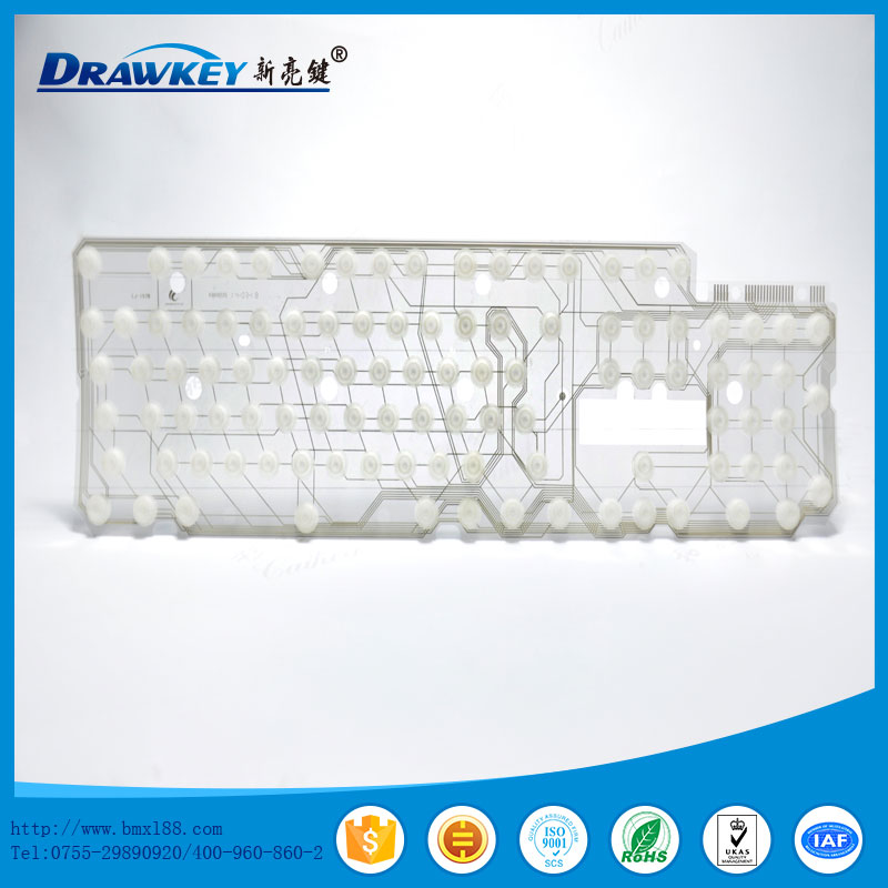 防水粘硅膠鍵盤導(dǎo)電膜,亮鍵電子,防水粘硅膠導(dǎo)電膜
