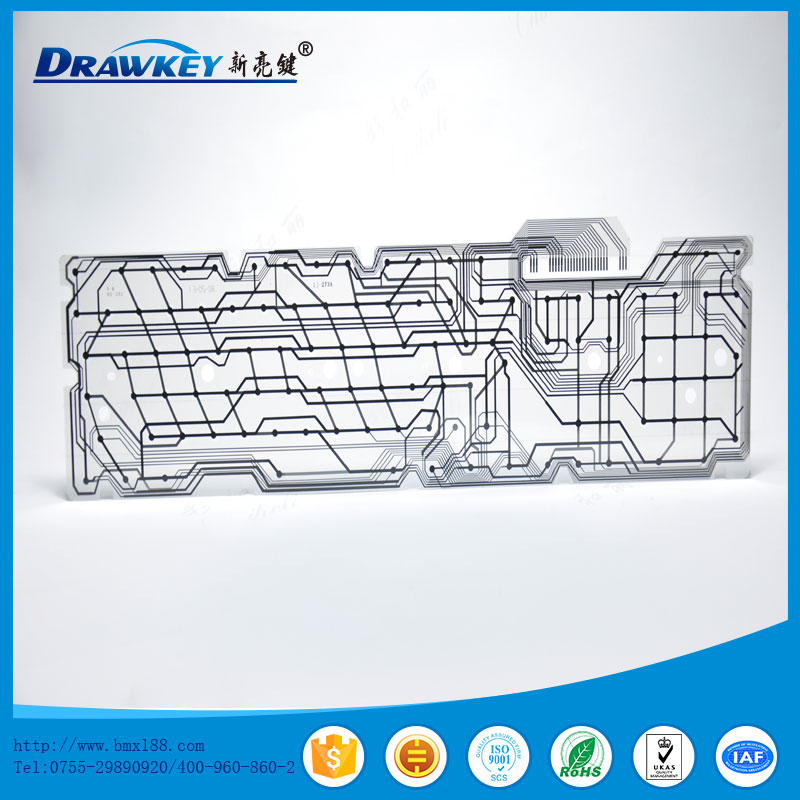 防水鍵盤(pán)碳漿線路導(dǎo)電膜,亮鍵電子,防水鍵盤(pán)感應(yīng)片導(dǎo)電膜