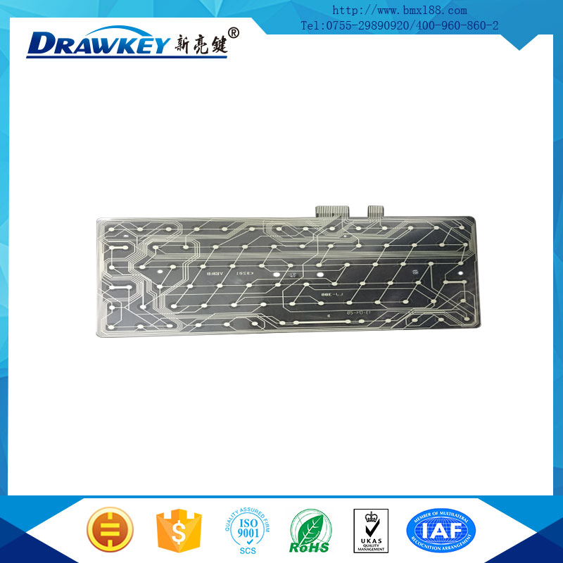 發(fā)光鍵盤導電膜,發(fā)光感應(yīng)片,鍵盤按鍵線路