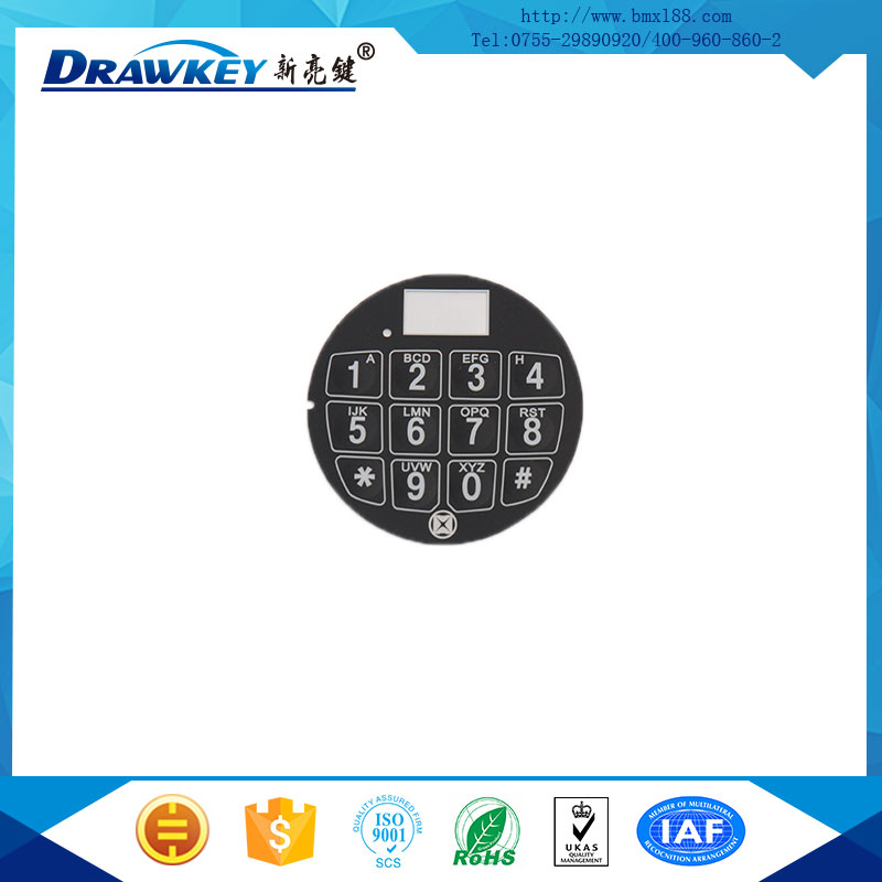 薄膜數(shù)字按鍵面板,按鍵膜,柔性線(xiàn)路板