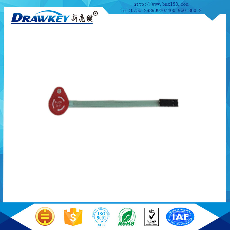 1鍵式小薄膜開(kāi)關(guān),一鍵薄膜開(kāi)關(guān),柔性薄膜開(kāi)關(guān)