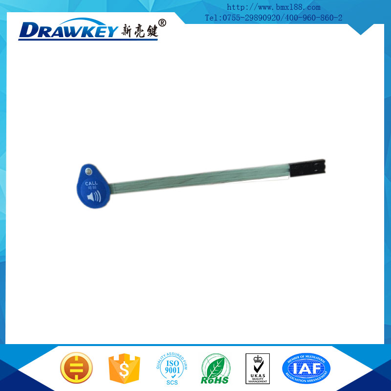 一鍵薄膜開關,1鍵式小薄膜開關,一鍵控制開關