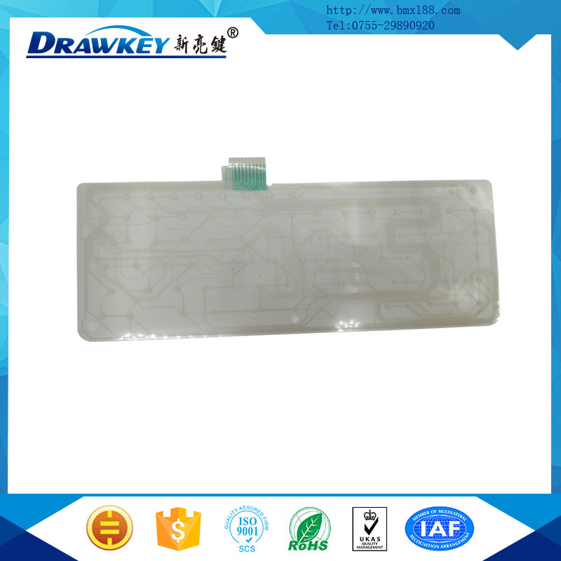 PET鍵盤感應(yīng)片,鍵盤單面導(dǎo)電膜,鍵盤軟性線路