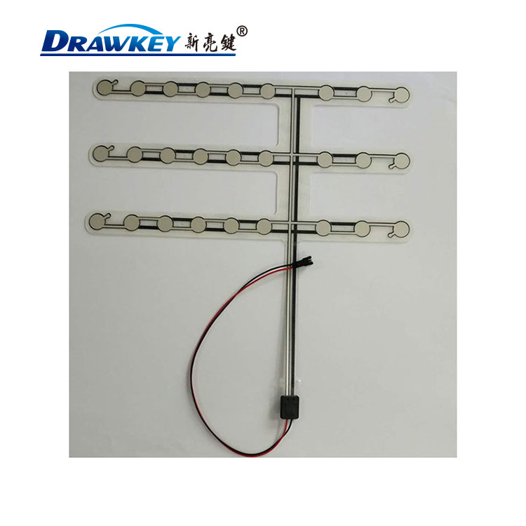 亮鍵 按摩椅坐墊薄膜開關(guān),座椅壓力傳感器,座椅薄膜開關(guān)