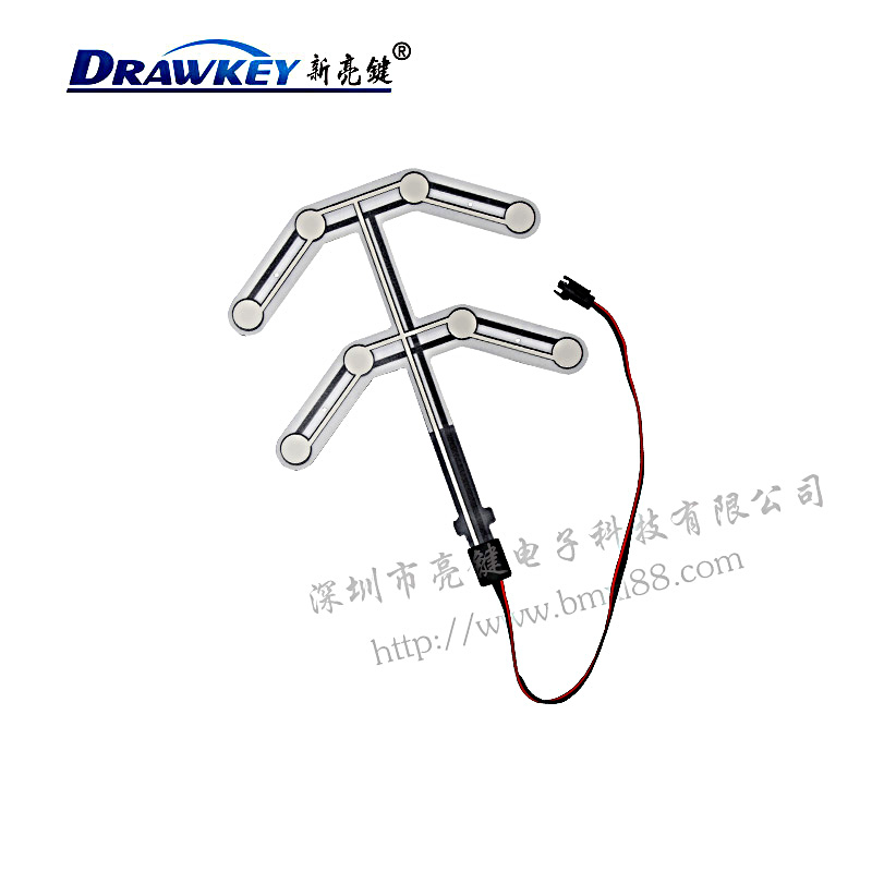 亮鍵電子無(wú)人搬運(yùn)車薄膜傳感器,薄膜傳感器AGV車傳感器